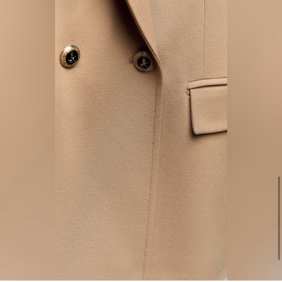 ZARA TAILORED DOUBLE BREASTED BLAZER - Picture 7 of 9